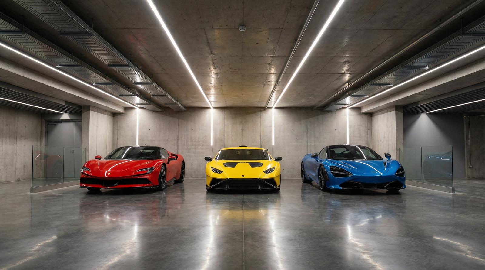 同人动漫 - 三台超跑直线加速对决视频演示